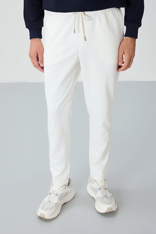 Tommy Life Ekru Yüzeyi Dokulu Standart Fit Erkek Eşofman Alt - 82155