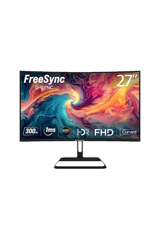 Rampage Xyra Xr27c300f 27 İnc 300hz 1ms Hdmı Dp Adaptive Sync Hdr Ready Fhd Fast Va Curved 1500r Ga