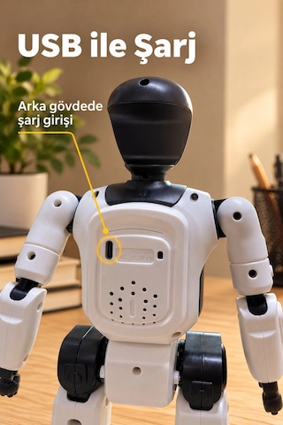 Zenvia Programlanabilir Robot Oyuncak Kumandayla Komut Kaydetme Özellikli Znv2026