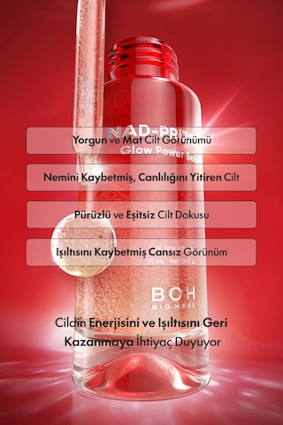 Nad Prızcell Glow Power Serum Nad Glutatyon Niacinamide İçeren Aydınlatıcı Ve Sıkılaştırıcı Serum 30 Ml