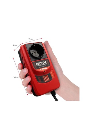 Kobb Kbn150 12v/220v 150watt Modifiye Sinüs Dönüştürücü İnvertör Fr Kbn150