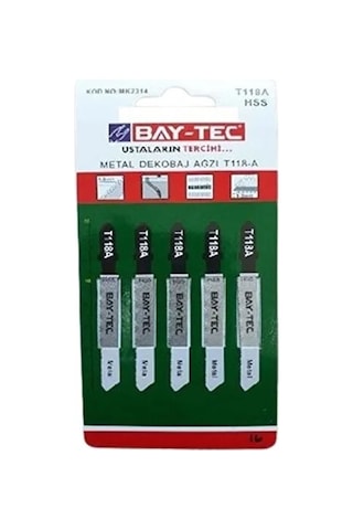 Cateksss Bay-tec Metal Dekobaj Ucu T-118 1 Paket / 5 Adet - 14 Lü Paket