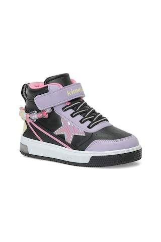 Kinetix Toner Hı P Siyah Kız Çocuk High Sneaker Siyah-lıla