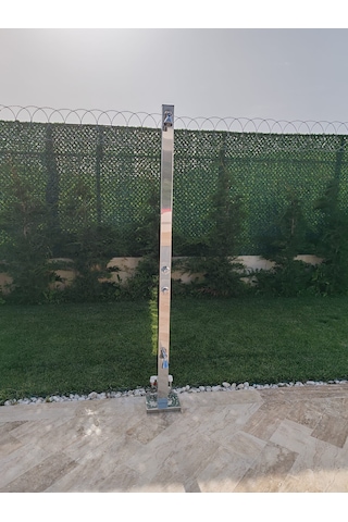 Havuz Duşu 220cm - El Ve Ayak Durulama Fonksiyonlu Krom
