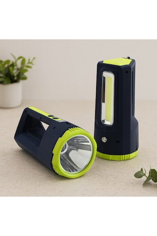 Northcity 2in1 30w/10w Cob Led Usb & Oto Şarjlı El Feneri Projektör