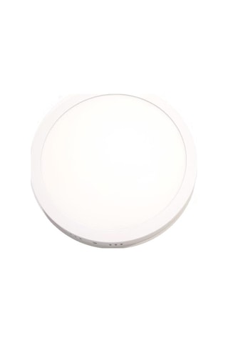 Zhltools 18 Watt Sıvaüstü Yuvarlak Led Panel Beyaz Kasa Beyaz Renk 1800 Lümen Beyaz
