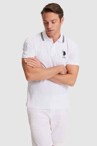 U.S. Polo Assn. U.s. Polo Assn. Erkek Beyaz Tişört Basic 50322384-vr013