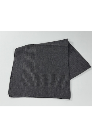 Miray Pano Pamuk Eşarp - 95 X 95 - 0621 Antrasit