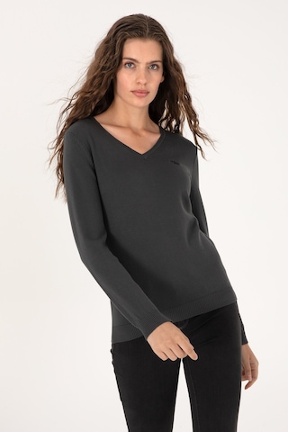 U.s. Polo Assn. Kadın Antrasit Kazak /triko 50313590-vr006 Antrasit