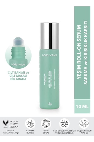 Bade Natural Yeşim Roll On Sıkılaştırıcı Yüz Masaj Serumu 10 ML