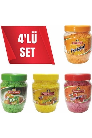 Altıncezve Portakal + Limon + Kuşburnu + Kivi Granül Oralet 4 x 300 G Altıncezve Portakal + Limon + Kuşburnu + Kivi Granül Oralet 4 x 300 G