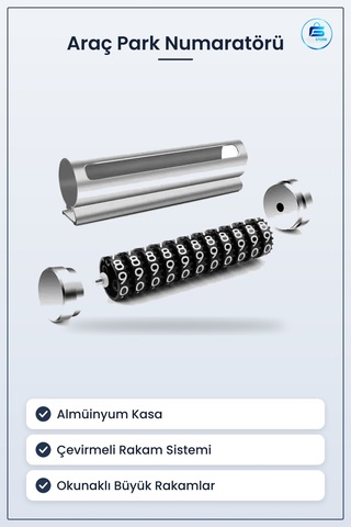 Araç İçi Telefon Numaratörü Alüminyum Park Kartı Çevirmeli Oto Nu