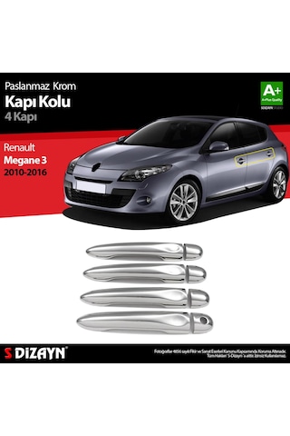 Renault Megane 3 Krom Kapı Kolu 4 Kapı 2010-2016