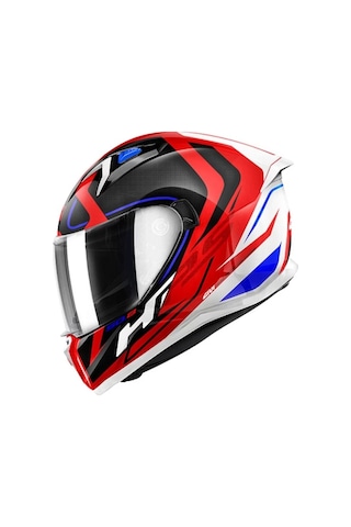 Givi 50.8 Racer Kapalı Kask Beyaz Kırmızı Siyah