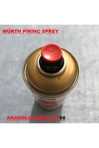 Würth Pirinç Sprey Boya Sprey Boya Pirinç Perfect 400 ML Pirinç Ef
