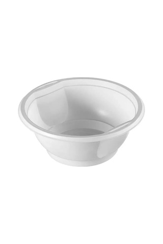 Komus Tek Kullanımlık Derin Çorba Tabakları, 50 Adet, Beyaz 50513686 100 adet