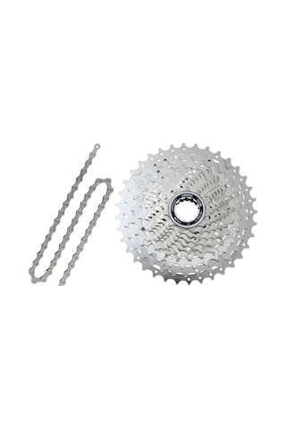 Shimano Deore Cs-hg50 11/36+cn-hg54 10'lu Kaset Zincir Seti Siyah
