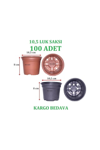 100 Adet, Yuvarlak Vakum Saksısı, Saksı, Üretim Saksısı