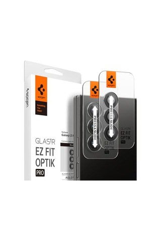 Samsung Galaxy Z Fold 6 İle Uyumlu Kamera Lens Camı Koruyucu Kolay Kurulum Glas.tr Ez Fit Optik Pro 2 Adet Black - Ag