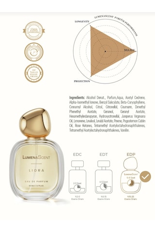 Lument Liora Scent Çiçek Kokulu Woman Parfum Amber - Çiçeksi
