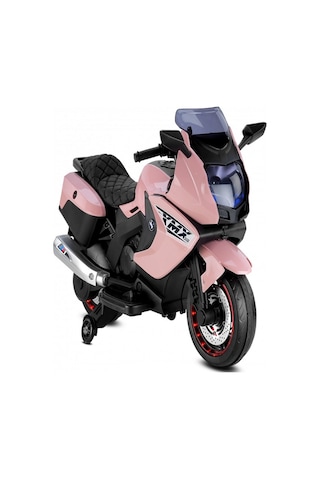 Babyhope 438A (Xmx-316) Ledli Akülü Motor 12V. (Pembe)