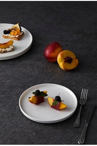 Original Pera 20 Cm 6 Lı Pasta Tabağı Premium Porselen Toksinsiz & Doğal Açık