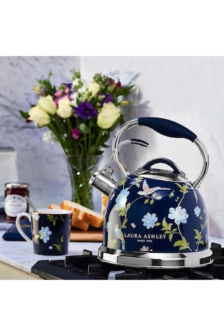 Elveden Marine Blue 2.5l Indüksiyonlu Düdüklü Çaydanlık Tüm Ocaklara Uyumlu Lacivert