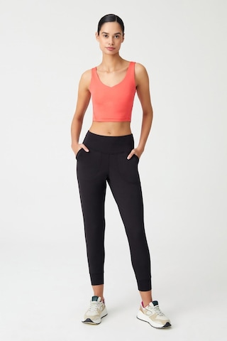 Los Ojos Kadın Siyah Yüksek Bel Jogger Eşofman Altı Joggers Siyah Siyah