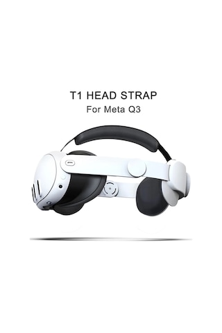 Fastbuy Meta Quest 3 Kulaklık Kafa Bandı, Ayarlanabilir, Beyaz, Elite Model