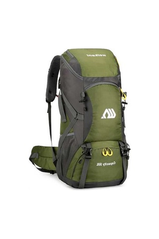 Ebitda 50 Litre Su Geçirmez Sırt Çantası - Kamp, Tırmanış Ve Seyahat İçin Dayanıklı Nylon Modeller Ordu Yeşili Kamp Ekipmanları İçin Yeşil