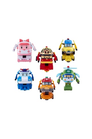 Polı Zr-915 Robocar Poli Quick Transforming Mini Rescue Deluxe Set Standart