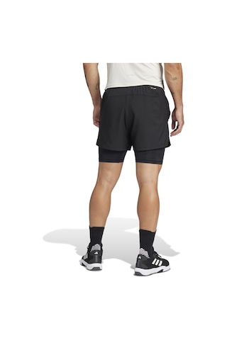 Adidas Gym+ 2in1 Short Erkek Taytlı Şort Je5665 Je5665 Siy Siyah