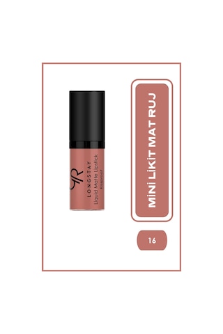 Likit Mini Mat Ruj - Longstay Liquid Matte Lipstick No: 16 8691190870164
