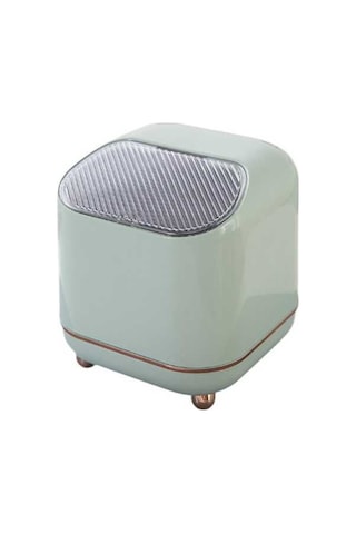 Pazly Yeşil Suntek Sepeti Masaüstü Küçük Kovası, Kovası Kapaklı Çöp Fg Yeşil