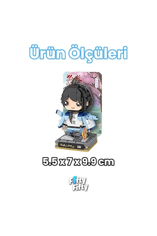 Loz Micro Anime Serisi 1322 Modeli 349 Parça Dekoratif Oyuncak Yapım Seti Yapı Blok Fflz-1322