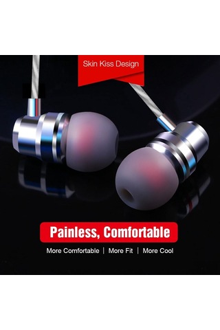 Kablolu Kulaklık Kulakiçi Kulaklık 3.5 MM Kulak İçi Kulaklık Mikrofonlu Kulaklık Stereo Kulaklık