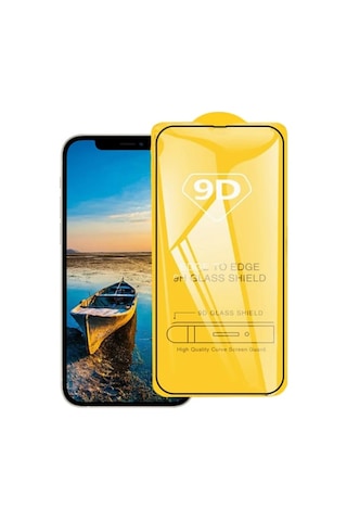 Ally Full Kaplama İphone 13 Mini 5.4 Full Glue Cam Ekran Koruyucu- 5775