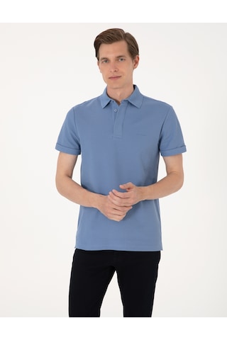 Pierre Cardin Erkek Mavi Tişört Basic 50306154-vr036 Mavi