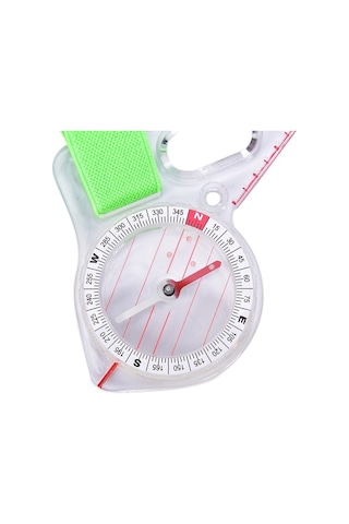 Pazly--1 Adet Açık Profesyonel Başparmak Pusula Elite Rekabet Oryantiring Pusula Taşınabilir Pusula Harita Ölçekli Pusula Pusula Beyaz