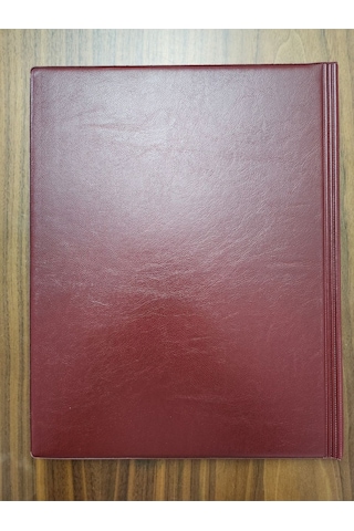 200 Adet Kapama Konan Yerli Madeni Para Albümü Koleksiyon Kırmızı Renk