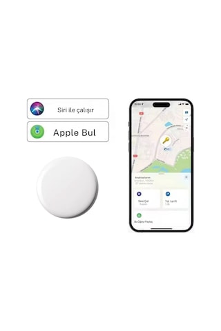 Apple Uyumlu iOS Akıllı Takip Cihazı Airtag Gps  Android Bul Uygulama Taşınabilir Takip Cihazı Fultech