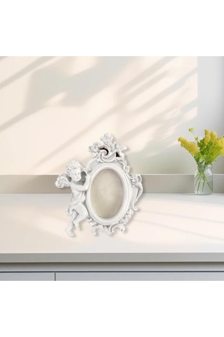 Pazly Süsleme Suntek Sanat Hediye Fotoğraf Çerçeve Beyaz Angel Vs