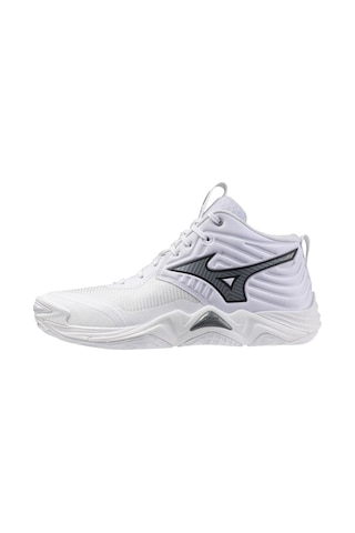 Mizuno Wave Momentum Elite Mıd Unisex Voleybol Ayakkabısı Beyaz / Gri Çok Renkli