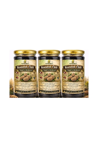 Servi Kozalağı Özü 3'lü Set 800 Gr Katkısız, İlave Şekersiz