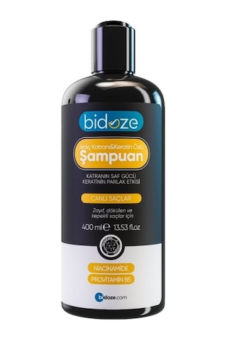 Bidoze Ardıç Katranı & Keratin Şampuanı 400 ML