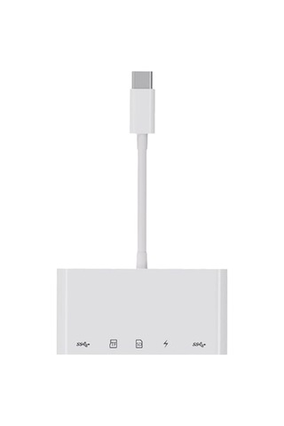 Trendooze Homyl Macbook 5-in-1 Tip-c Hub Adaptörü, Usb 3.0 Multifonksiyonel 13,7x16,7cm