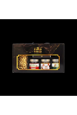Fındık Kabugu Hediyelik Fındık, Krema Ve Ezme Seti