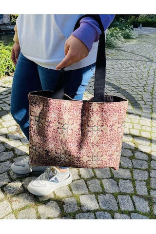 Handream Vintage Chic Bag Tote Bez Omuz Çantası Çok Renkli