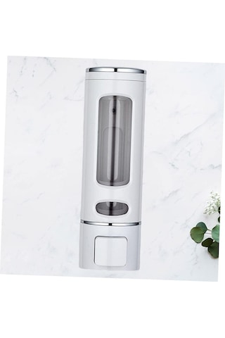 Manuel Sabunluk Sıvı Lavabo Sabunluk El Sabunu Duvara Monte Beyaz Renk 1 Adet