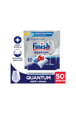 Finish Quantum 50 Tablet Bulaşık Makinesi Deterjanı